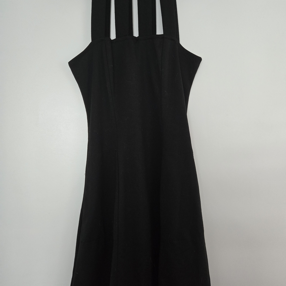 Free People Black Halter Sheath Dress Cocktail